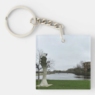 Llavero Río Milwaukee, West Bend, Wisconsin