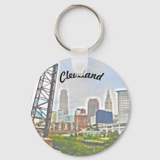 Llavero Río Skyline Cleveland