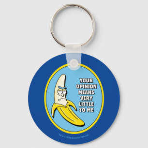 Llavero RIQUEZA Y MORTY™  Banana Rick Badge