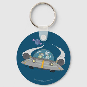 Llavero RIQUEZA Y MORTY™  Desembarque En Barco Espacial