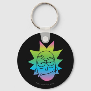 Llavero RIQUEZA Y MORTY™  Patrón Rainbow Rick Head
