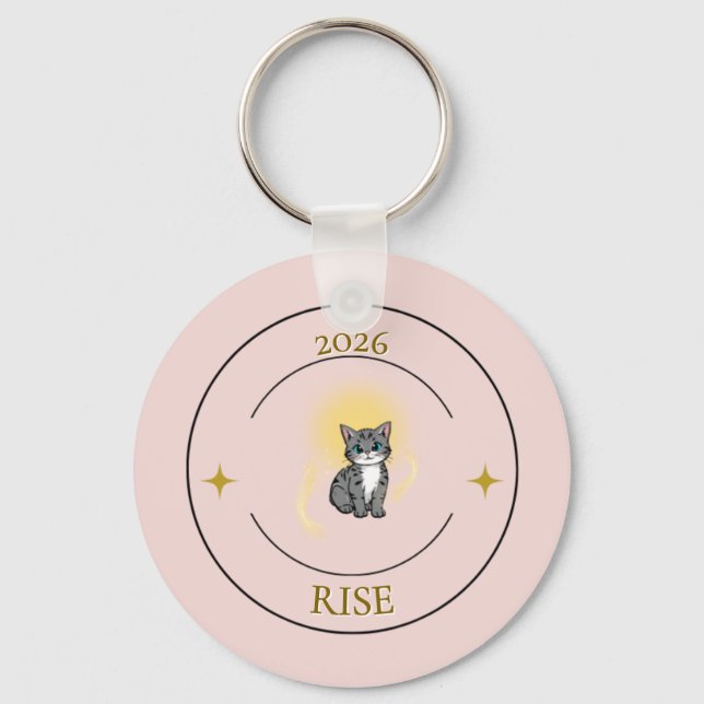 Llavero Rise 2026 Kitten Keychain (Anverso)