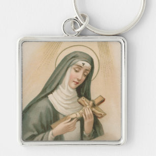 Llavero Rita de Santa Cascia (M 015) Metalizado plaza Prem