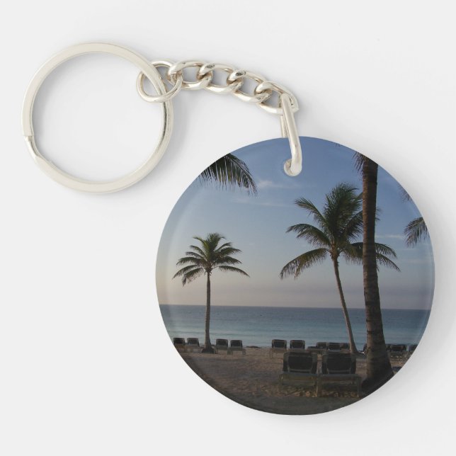 Llavero Riviera Maya Cancún México Caribe Keychain (Frente)