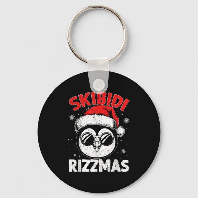 Llavero Rizz La Temporada Skibidi Rizzmas Funny Navidades  (Anverso)