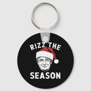 Llavero Rizz The Season Funny Navidades de Trump Santa