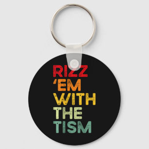 Llavero Rízzalos Con El Tism Chistoso Conciencia del Autis