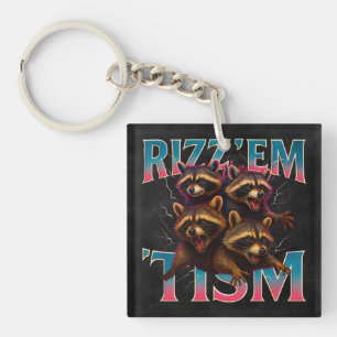 Llavero Rízzalos Con La Camiseta Del Meme Tism Autismo Div