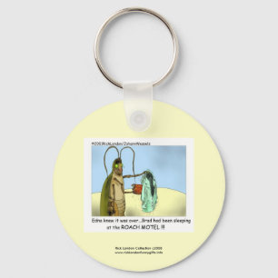 Llavero Roach Motel Funny Personalizado Key Chain