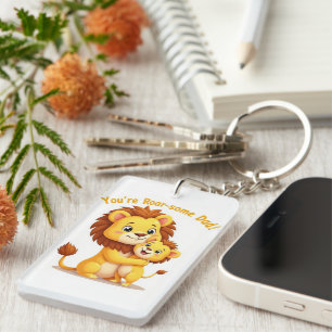 Llavero Roar-some Dad Keychain 🦁 el regalo del Día del Pa