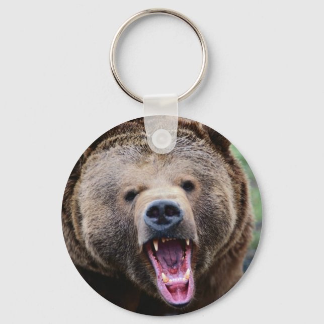Llavero Roaring Grizzly Bear (Anverso)