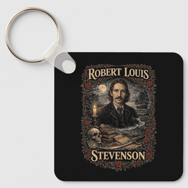 Llavero Robert Louis Stevenson (Anverso)