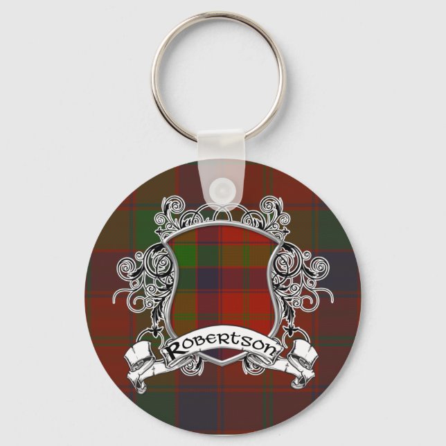 Llavero Robertson Tartan Shield (Anverso)
