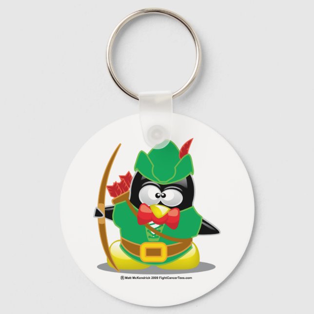 Llavero Robin Hood Penguin (Anverso)