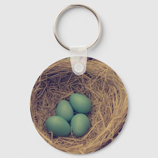 Llavero Robin Nest y Eggs (Anverso)