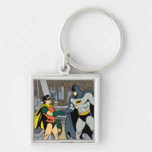 Llavero Robin Y Batman Handshake