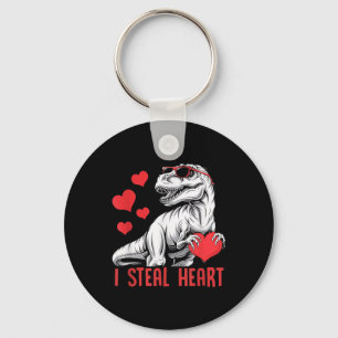 Llavero Robo corazón T-rex Dinosaurio San Valentín niños n