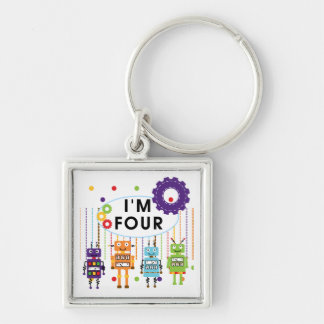 Llavero Robot 4ª camisetas de cumpleaños y regalos
