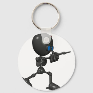 Llavero Robot Bionic Boy 3D - Pistolas de dedo - Original