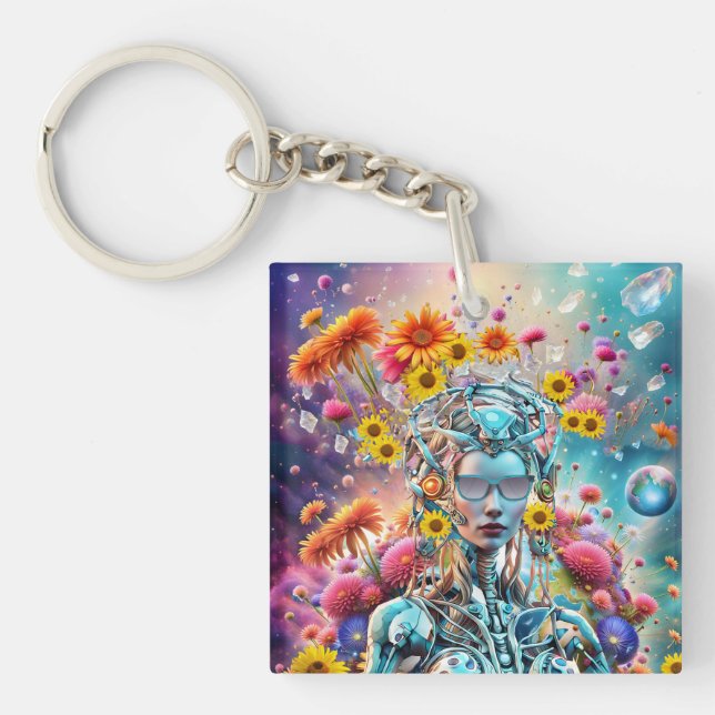 Llavero Robot orgánico (Frente)