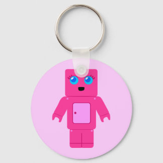 Llavero Robot rosa