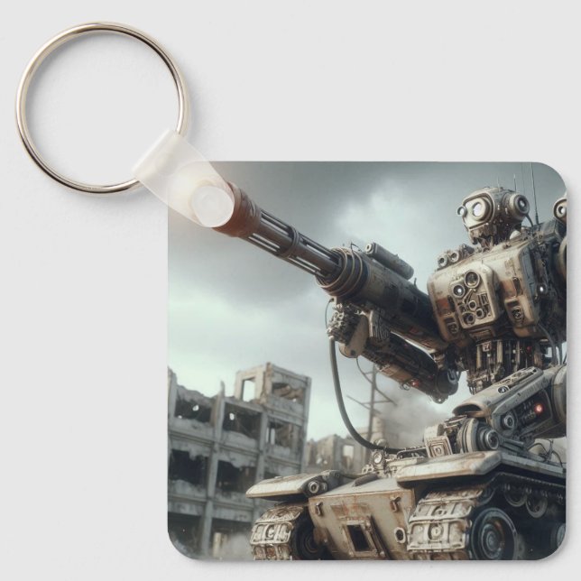Llavero Robot Tank (Anverso)