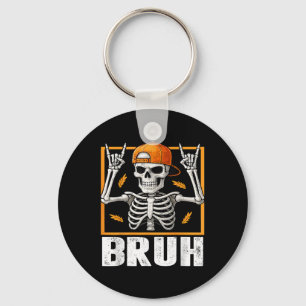 Llavero Roca de Esqueleto En Bruh Halloween Para Hombres N