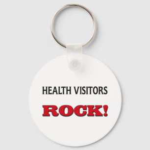 Llavero Roca de los visitantes de la salud