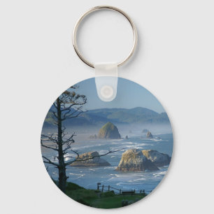 Llavero Roca del Haystack, playa del cañón, Oregon