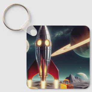 Llavero Roca espacial