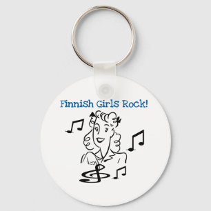Llavero Roca finlandesa de los chicas