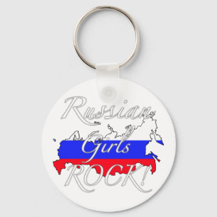 Llavero ¡Roca rusa de los chicas!