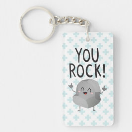 Llavero ¡Rocas! Gracias rock lindo para rockeros Keychain