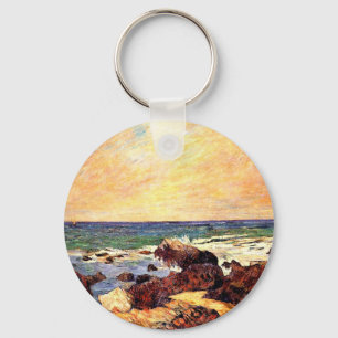 Llavero Rocas y Mar por Paul Gauguin,