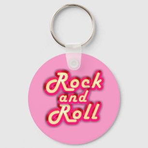 Llavero Rock-and-roll de neón