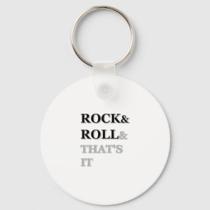 Llavero Rock and Roll y eso es todo