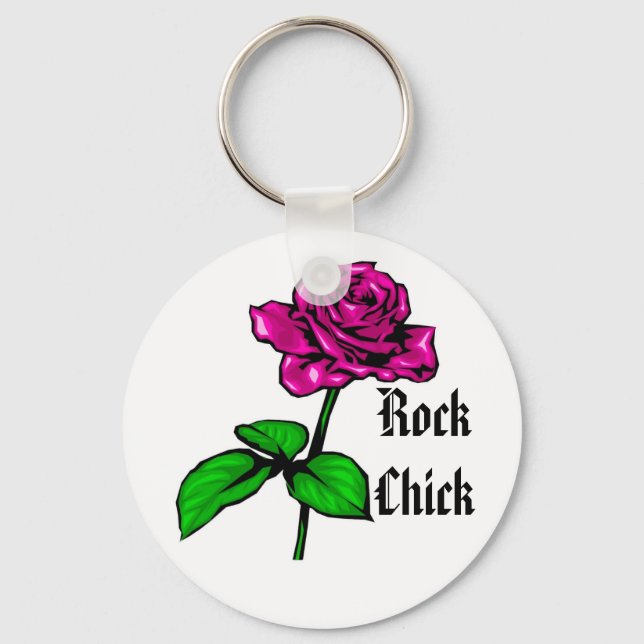 Llavero Rock Chick Keychain (Anverso)