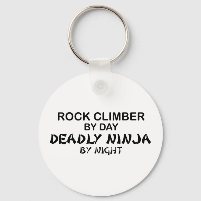 Llavero Rock Climber Moradly Ninja por noche (Anverso)