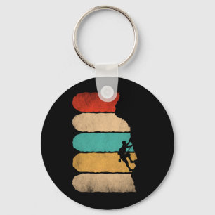 Llavero Rock Climbing Retro Hipster Climber Novedad