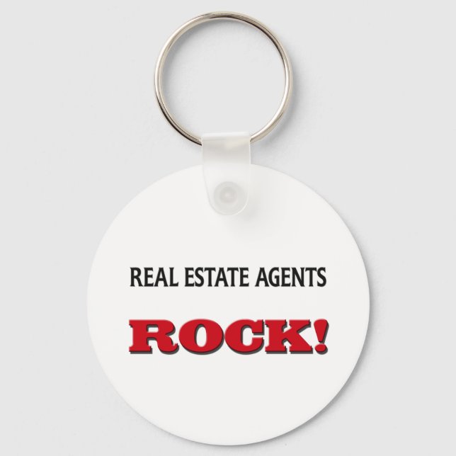 Llavero Rock de agentes inmobiliarios (Anverso)