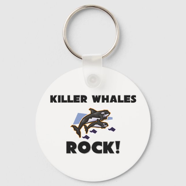 Llavero Rock de ballenas asesinas (Anverso)