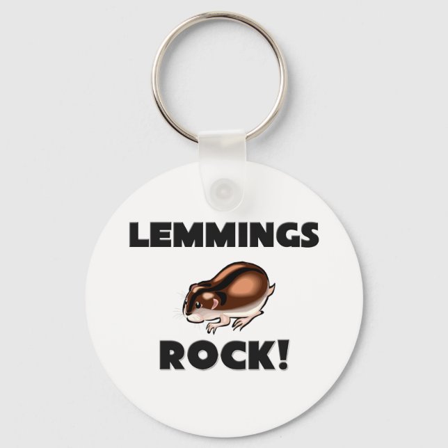 Llavero Rock de Lemmings (Anverso)