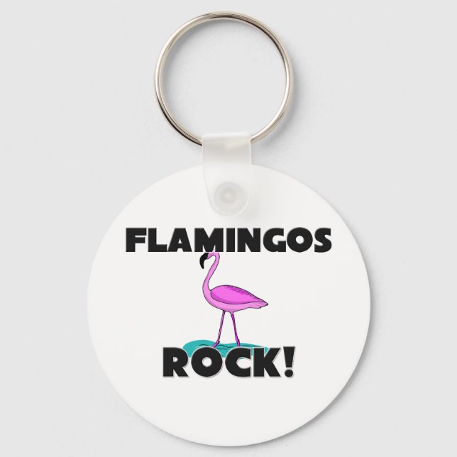 Llavero Rock de los flamencos (Anverso)