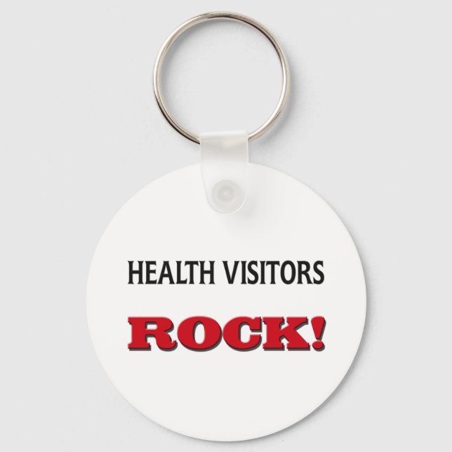 Llavero Rock de los visitantes de la salud (Anverso)