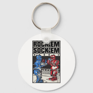 Llavero Rock em Sock em Robots Boxing Ring
