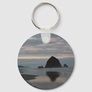 Llavero Rock Haystack en la playa de Cannon