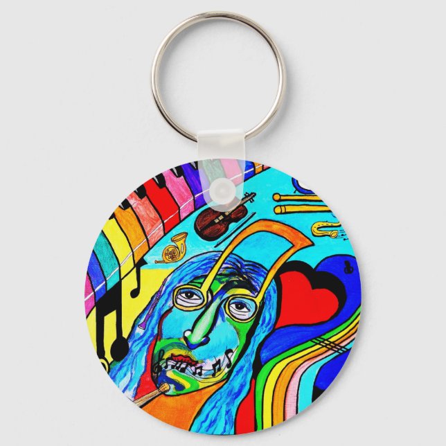 Llavero Rock n Roll (Anverso)