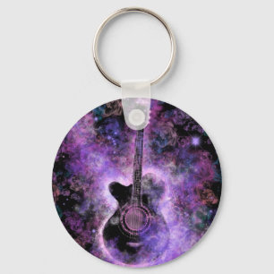 Llavero Rock N Roll Guitar Keychain Regalo musical moderno