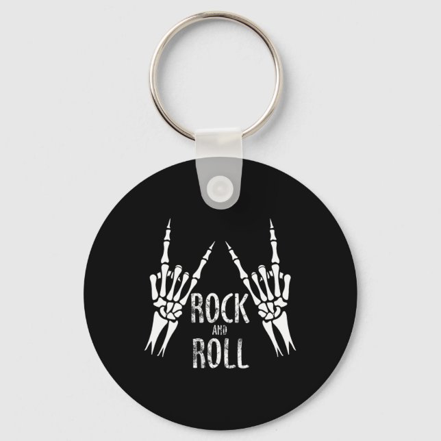 Llavero Rock on Band Tees For Women Rock and Rols For Me (Anverso)