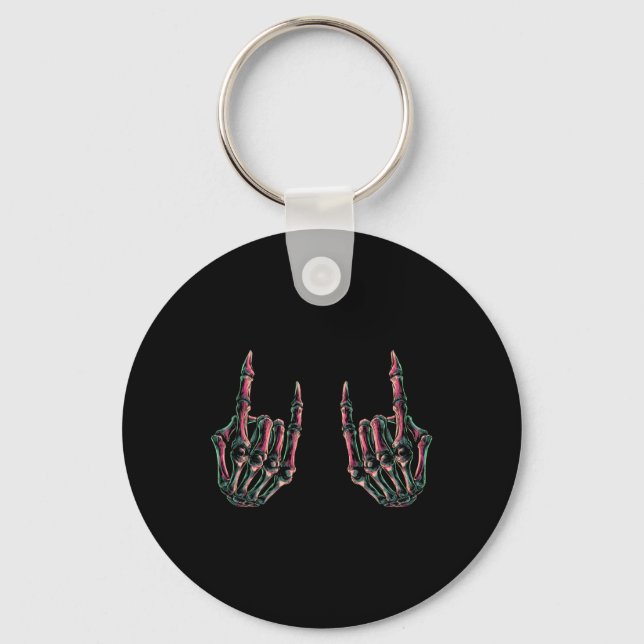 Llavero Rock on Band Tees For Women Rock and Rols For Me (Anverso)